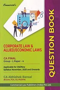 Commercisl's Corporate Law & Allied/Economic Laws Question Bank CA Final Group-1, Paper-4