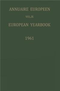 Annuaire Européen / European Yearbook