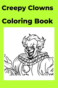 Creepy Clowns Coloring Book