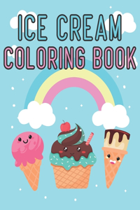 Ice Cream Coloring Book