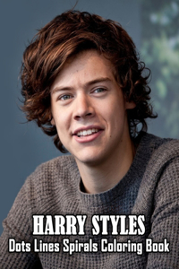 HARRY STYLES Dots Lines Spirals Coloring Book