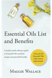 Essential Oils List and Benefits