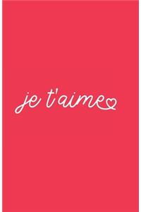 je t'aime