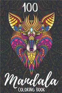100 Mandalas Coloring Book