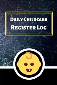 Daily Childcare Register Log