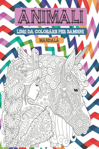 Libri da colorare per bambini - Mandala - Animali
