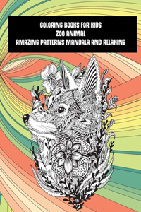 Zoo Animal Coloring Books for Kids - Amazing Patterns Mandala and Relaxing - Elephants