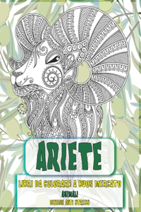 Libri da colorare a buon mercato - Disegni Anti stress - Animali - Ariete