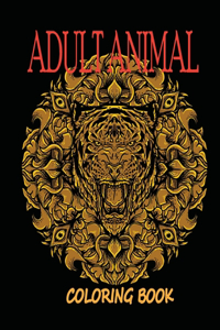 Adult Animal Coloring Book