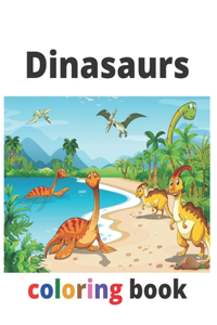 Dinosaurs coloring book