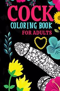 Cock Coloring Book For Adults