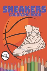 Sneakers Coloring Book