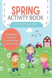 Spring Activity Book for Kids