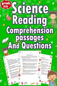 science reading comprehension passages and questions for 5th grade