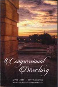 Official Congressional Directory 114th Congress, 2015-2016, Convened January 2015