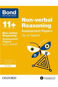 Bond 11+: Non-verbal Reasoning: Up to Speed Papers