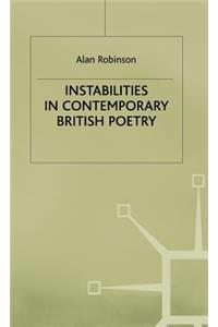 Instabilities in Contemporary British Poetry