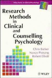 Research Methods in Clinical and Counselling Psychology