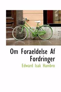 Om Foraeldelse AF Fordringer