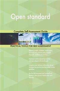 Open standard Complete Self-Assessment Guide
