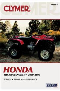 Honda TRX350 Rancher Series ATV (2000-2006) Service Repair Manual