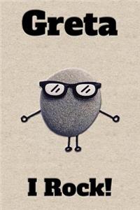 Affirmation Journal Greta I Rock!
