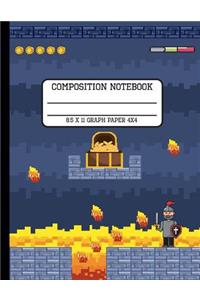 Composition Notebook Graph Paper 4x4