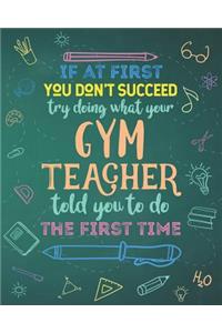 If At First You Don't Succeed Try Doing What Your Gym Teacher Told You To Do The First Time