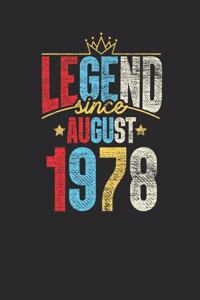 Legend Since August 1978