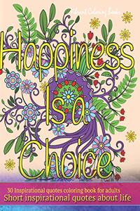 30 Inspirational quotes coloring book for adults