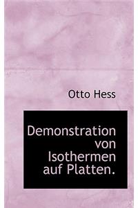 Demonstration Von Isothermen Auf Platten.