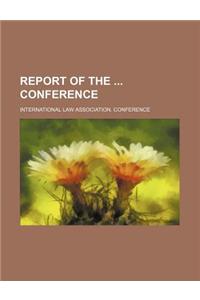 Report of the Conference
