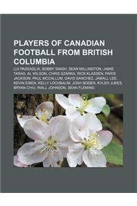 Players of Canadian Football from British Columbia