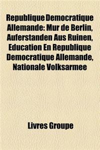 Republique Democratique Allemande