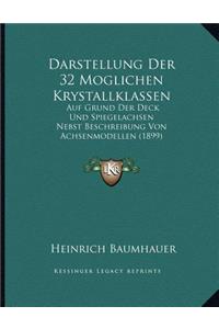 Darstellung Der 32 Moglichen Krystallklassen