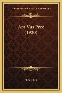 Ara Vus Prec (1920)