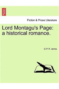 Lord Montagu's Page