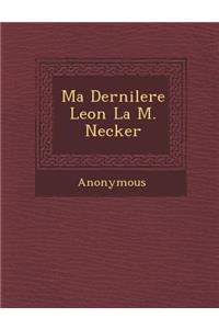Ma Dernilere Le on La M. Necker