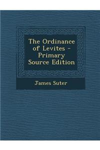 The Ordinance of Levites