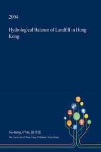 Hydrological Balance of Landfill in Hong Kong