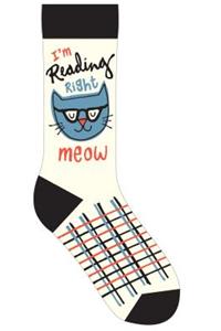 I'm Reading Right Meow Socks