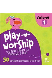 Play-N-Worship for Toddlers Vol. 1 Coloring Pages CD
