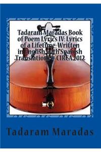 Tadaram Maradas Book of Poem Lyrics IV