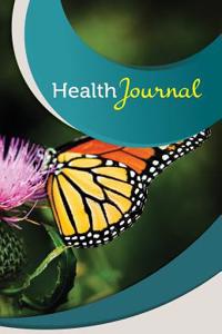 Health Journal: 50 Pages, 5.5 X 8.5 Monarch Butterfly