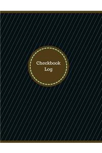 Checkbook Log (Logbook, Journal - 126 pages, 8.5 x 11 inches)