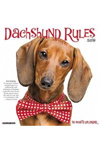Dachshund Rules 2019 Wall Calendar (Dog Breed Calendar)