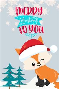 Fox Composition Notebook Fox Novelty Gifts for Christmas Gift, Birthday Gift, Valentine Gift Ideas