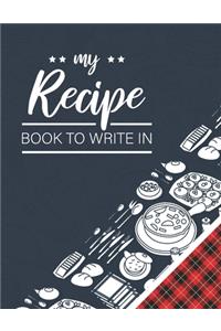 My Recipe Book To Write In