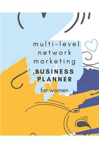 Multi-Level Network Marketing Business Planner for Women