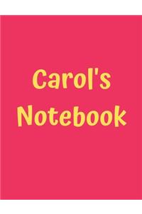 Carol's Notebook